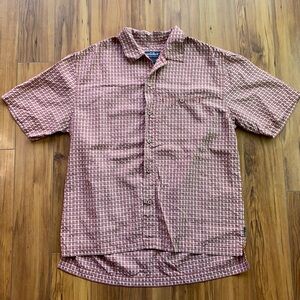 Woolrich Checkered Short Sleeve Button Down